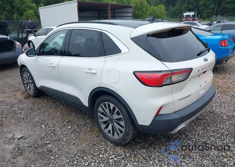 2020 Ford Escape Titanium Hybrid from USA, damaged, VIN 1FMCU0DZ9LUC25231